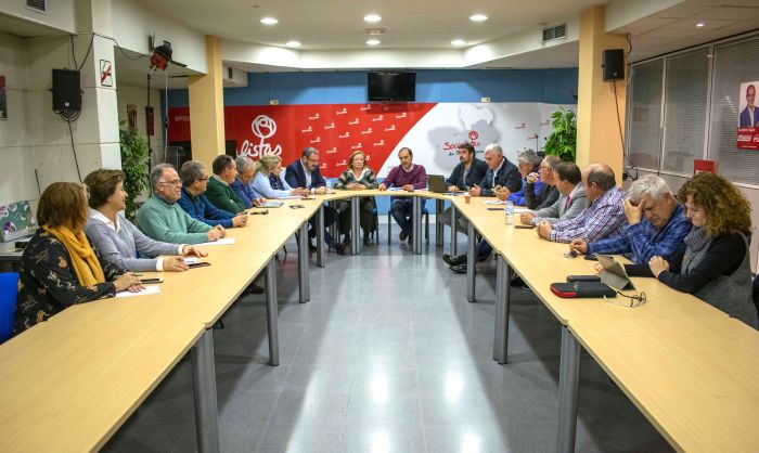 Reunión de la Ejecutiva Provincial del PSOE para valorar los resultados electorales