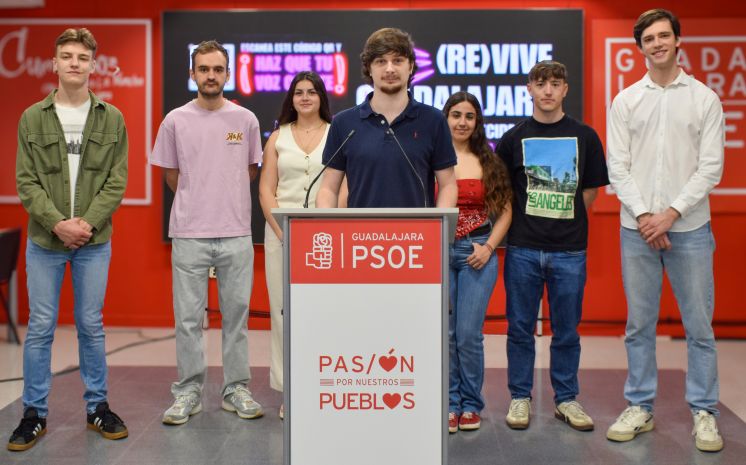 Juventudes Socialistas consideran que para PP y Vox, la juventud de Guadalajara “es más un problema que una solución de futuro”